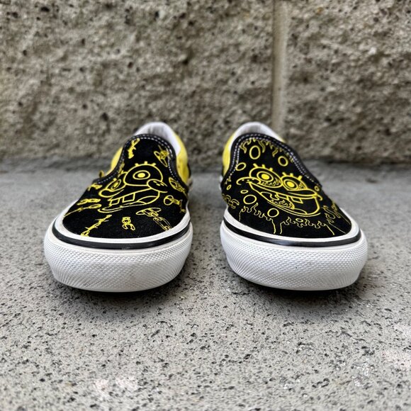 VANS X SPONGEBOB SQUAREPANTS Slip-On Sneakers Mens 4 35 Gigliotti Running Shoes - Picture 11 of 14